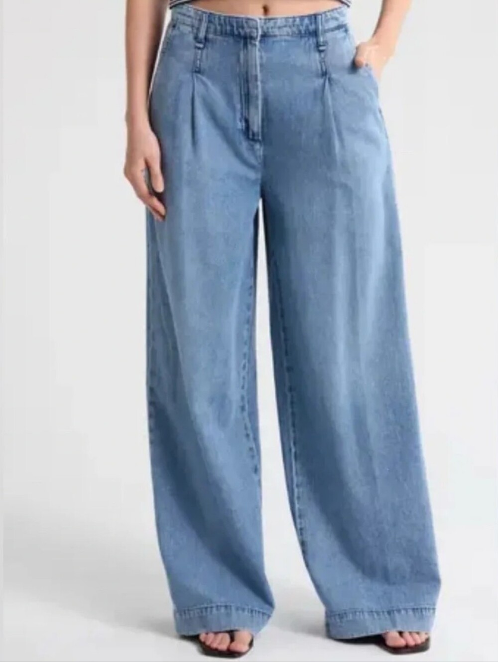 RAG & BONE Aurora Pleated Trouser in Size 26 Winwood - Picture 3 of 12